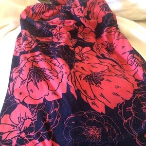 VGUC Lularoe Poppy Print Leggings Size TC2